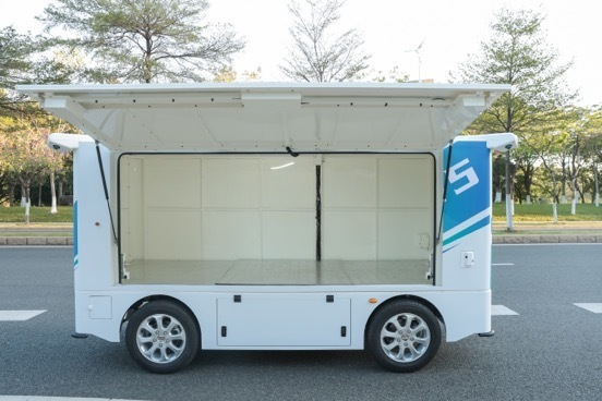 快递配送也能无人驾驶了！广州企业发布全新无人物流车(图2)