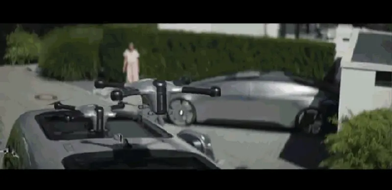 奔驰无人驾驶物流车车顶还带无人机(图7)