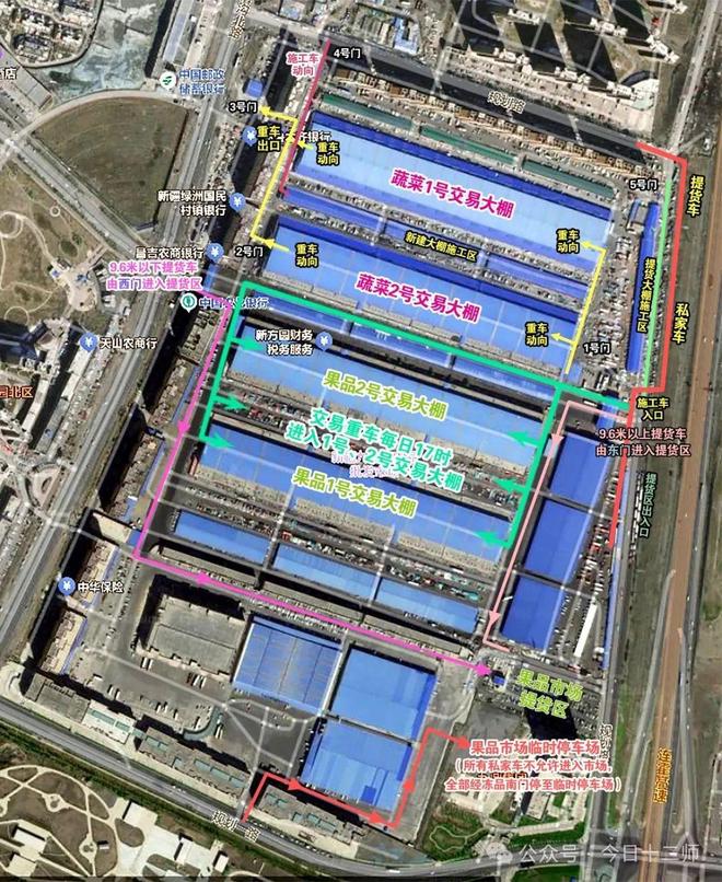 九鼎市场将升级改造！车辆通行路线有变！(图1)