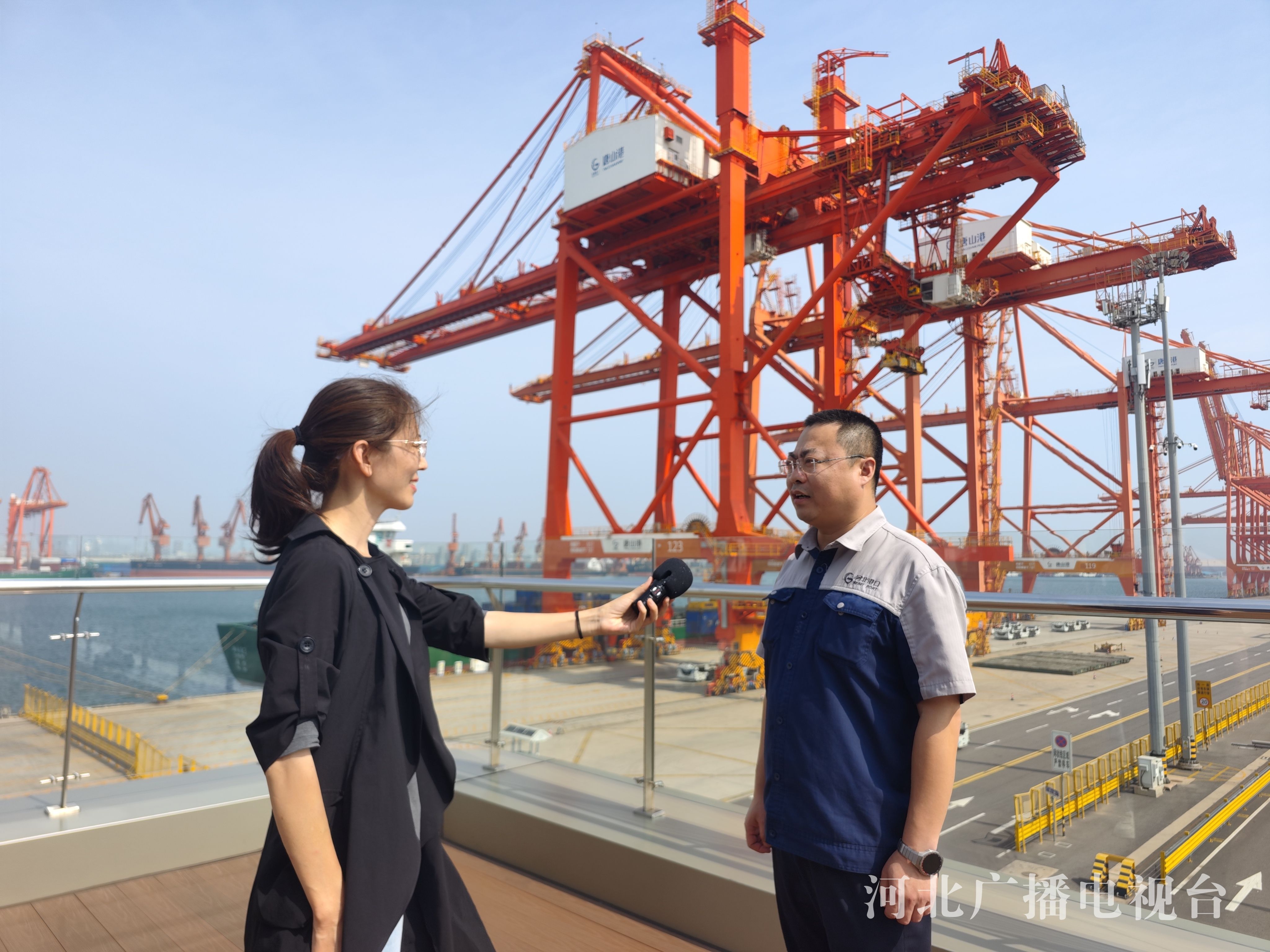 行走渤海湾 “机器人同事”组建超级战队 唐山港打造智能新枢纽(图5)